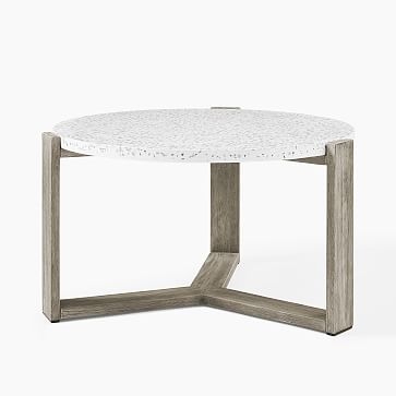 Mosaic Coffee Table Terrazzo + Weathered Gray Coffee - Image 5