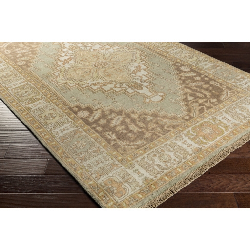 Zeus Gray Indoor 3'9" x 5'9" Handmade Rug - Image 1