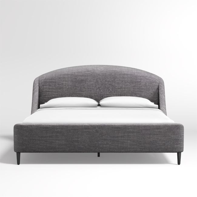 Lafayette Charcoal Upholstered King Bed - Image 0