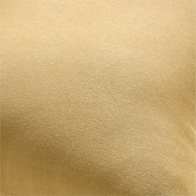 Sunbrella ® Canvas 20"x13" Wheat Yellow Outdoor Throw Pillow - Image 1