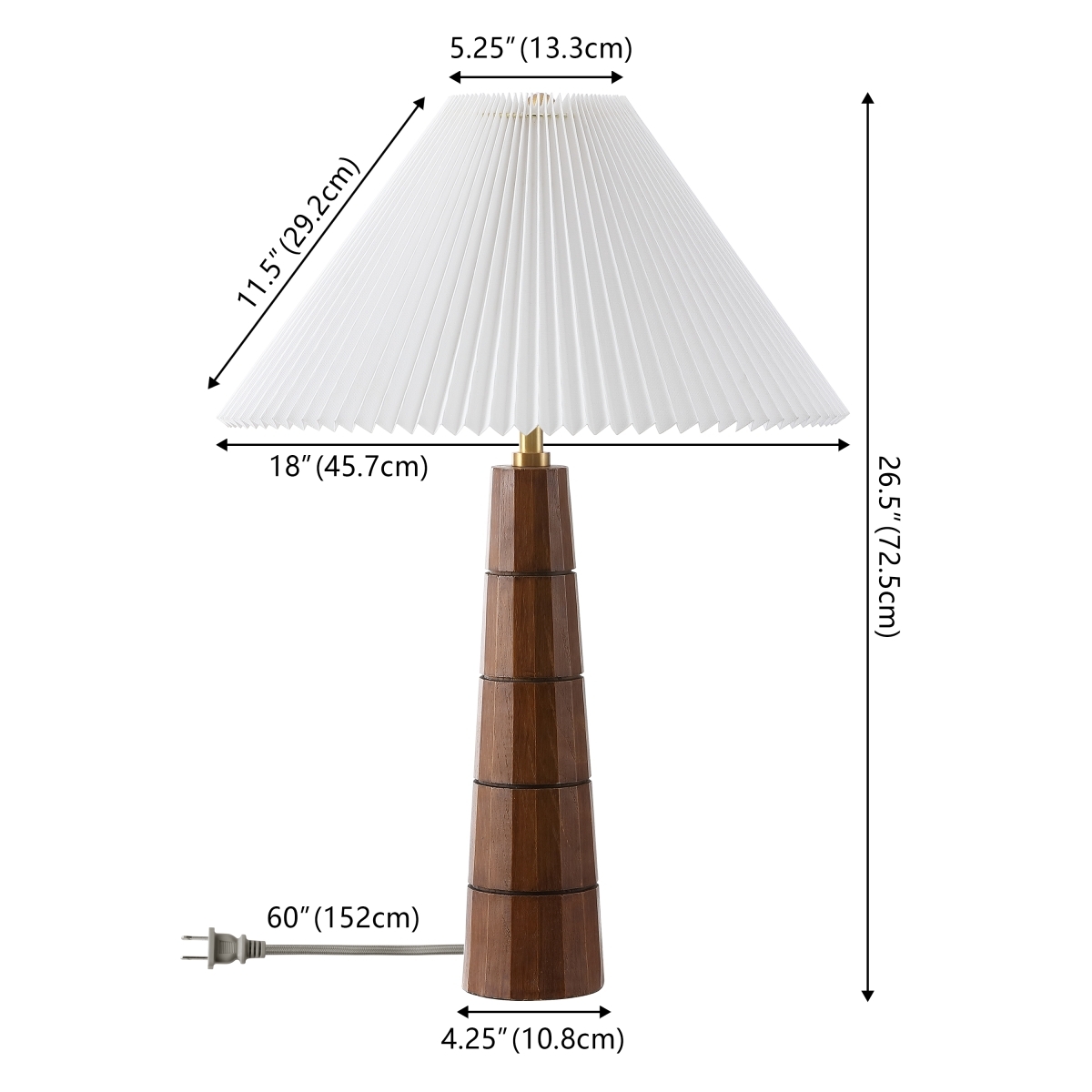 Isla 26.5 Inch Table Lamp - Natural - Image 4