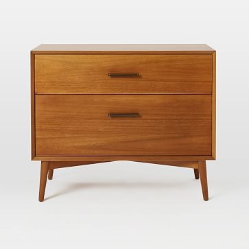 Mid Century (36") Lateral Console with Drawers, Acorn - Image 2