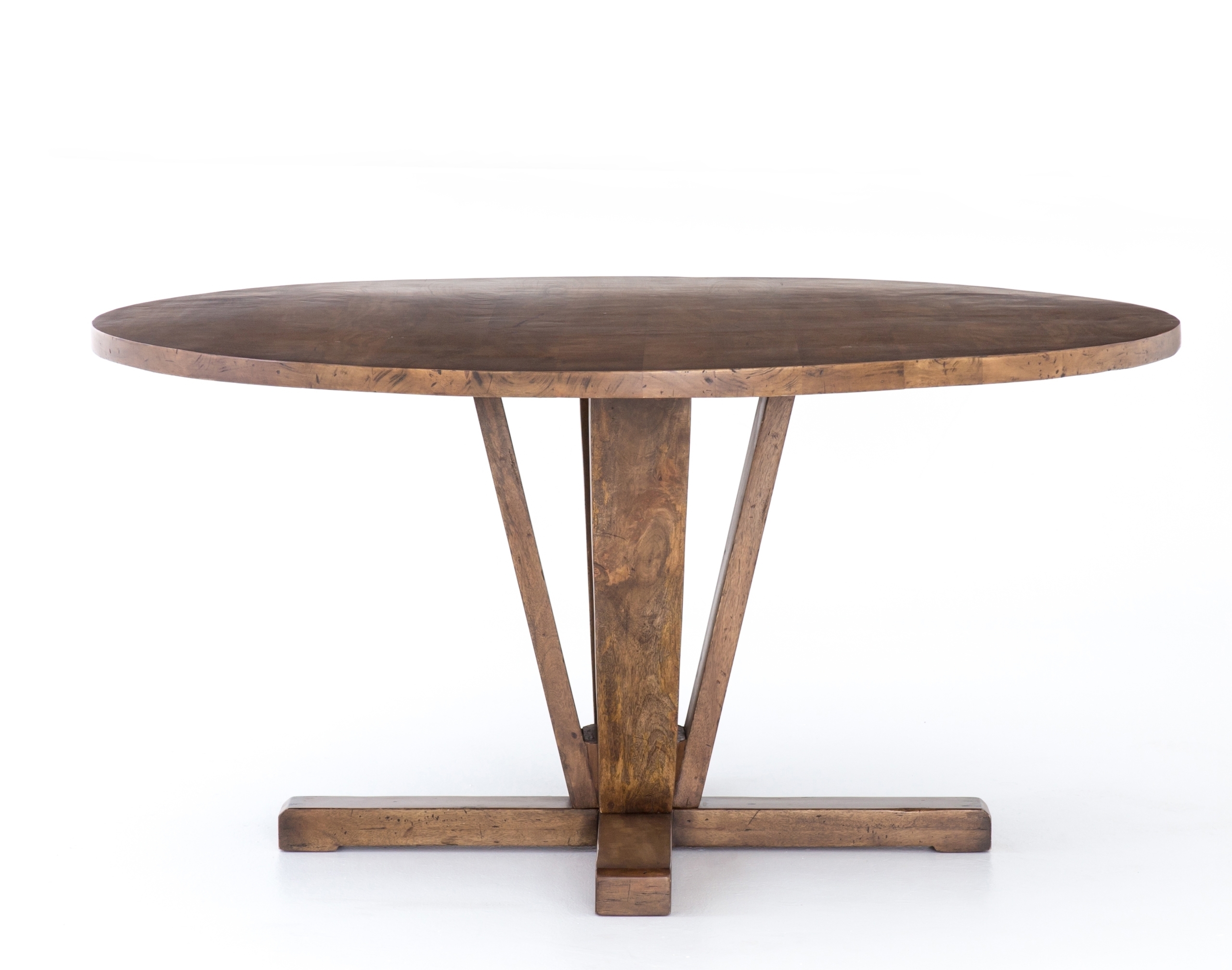 Maleva Round Dining Table, Reclaimed Wood - Image 2