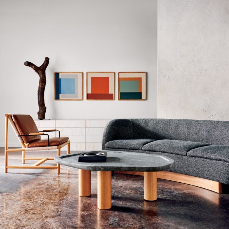 Anacapa Saddle Leather Lounge Chair - Image 1