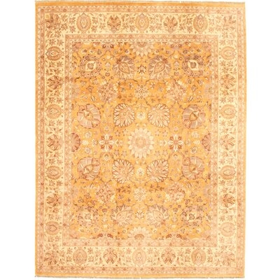 One-of-a-Kind Hadya Hand-Knotted New Age 8'4" X 11'3" Wool Area Rug in Light Brown/Beige - Image 0