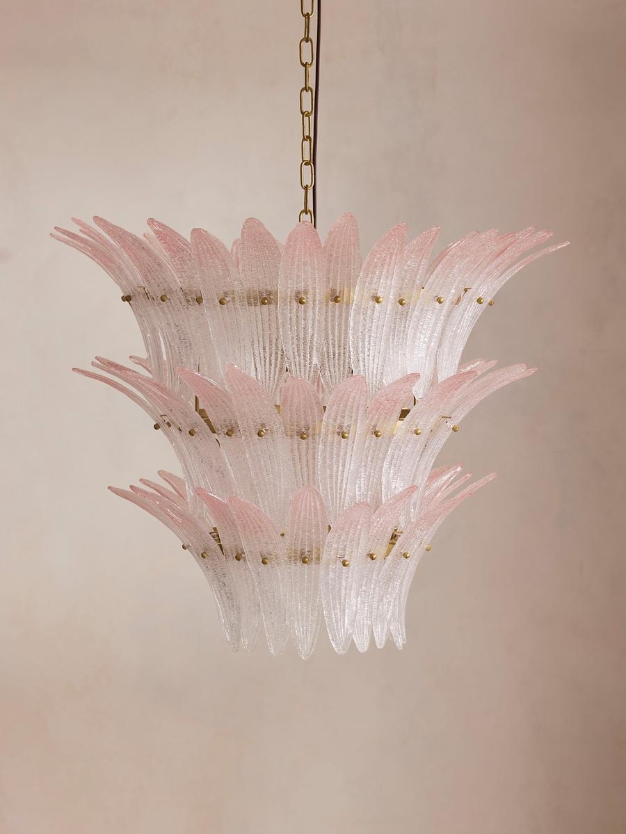 Treviso Chandelier, Pink, US - Image 0