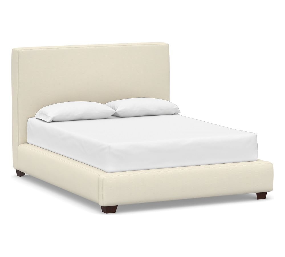 Big Sur Upholstered Bed, California King, Park Weave Ivory - Image 0