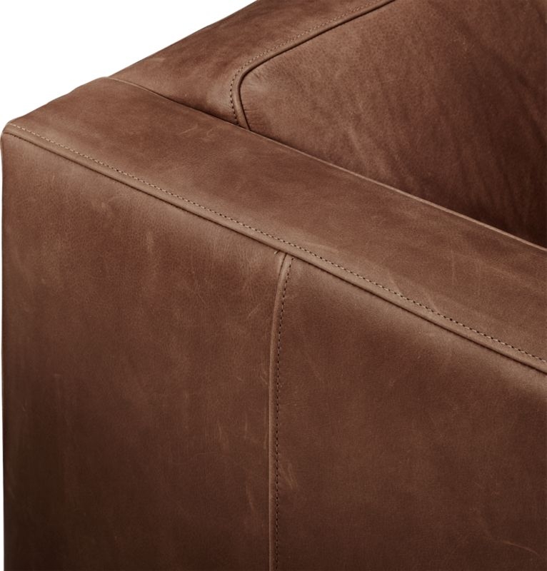 Club Leather Lounge Chair - Image 5