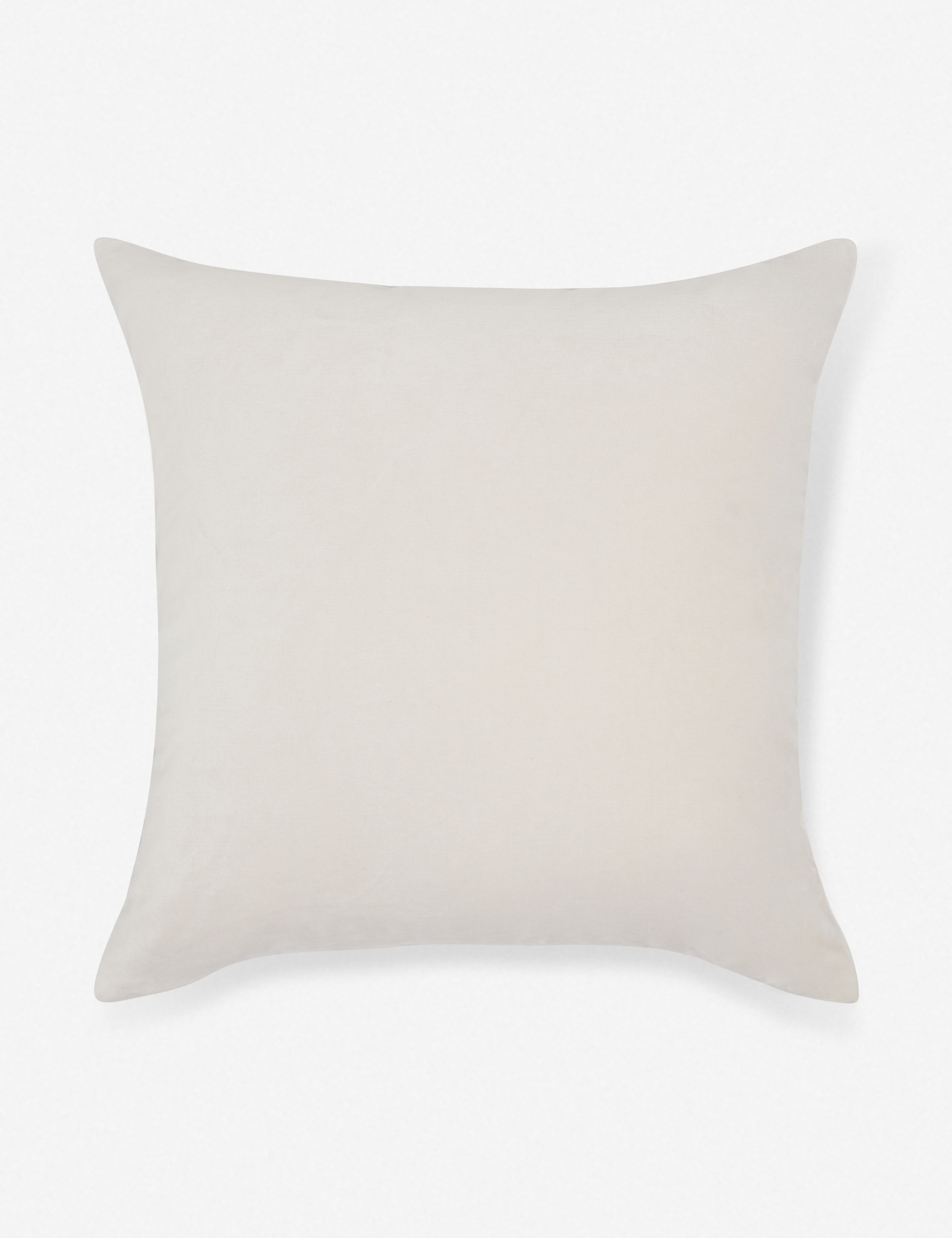 Charlotte Velvet Pillow, Oyster - Image 0