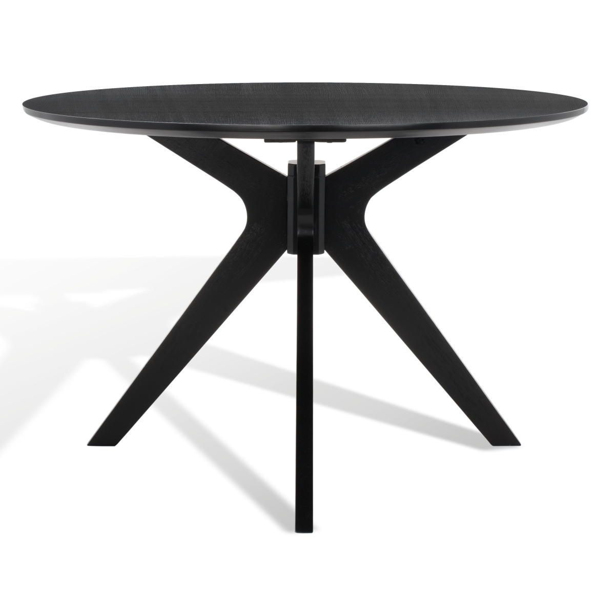 Carolee 46" Round Dining Table - Black - Image 4