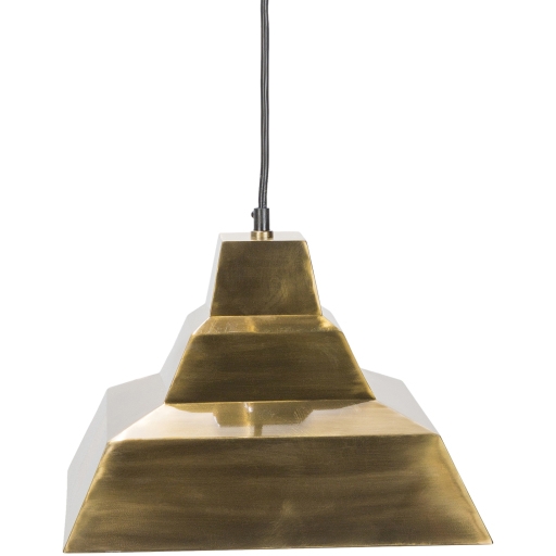 Garrison Metallic - Brass  12"L x 12"W x 9"H Pendant - Image 0