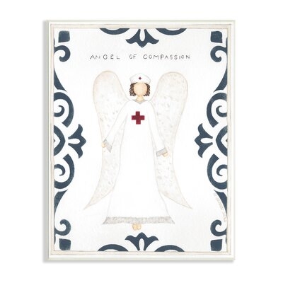 Angel Of Compassion Traditional Nurse Illustration Wings - Image 0