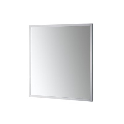 Nuova 34X36 Matte Black Framed Mirror - Image 0