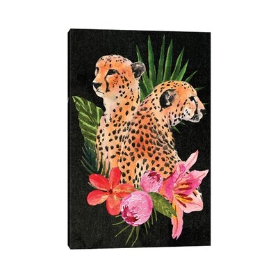 Cheetah Bouquet I by Annie Warren - Wrapped Canvas Painting Print - Image 0