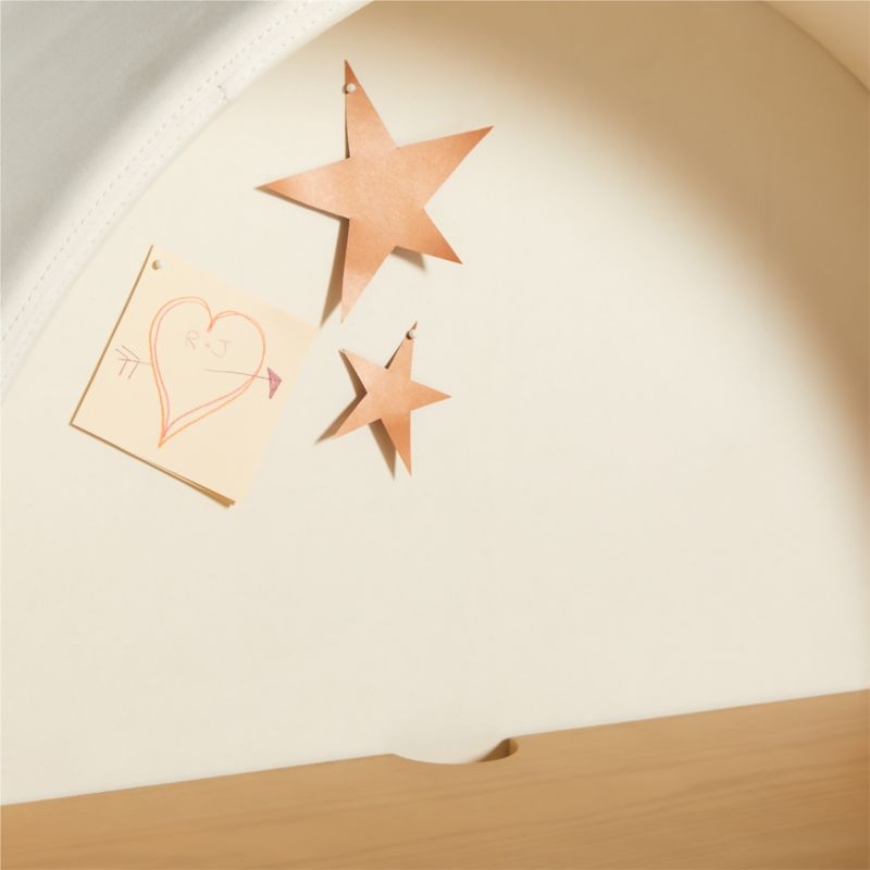 Aksel Fabric-Covered Kids Desk Hutch - Image 6