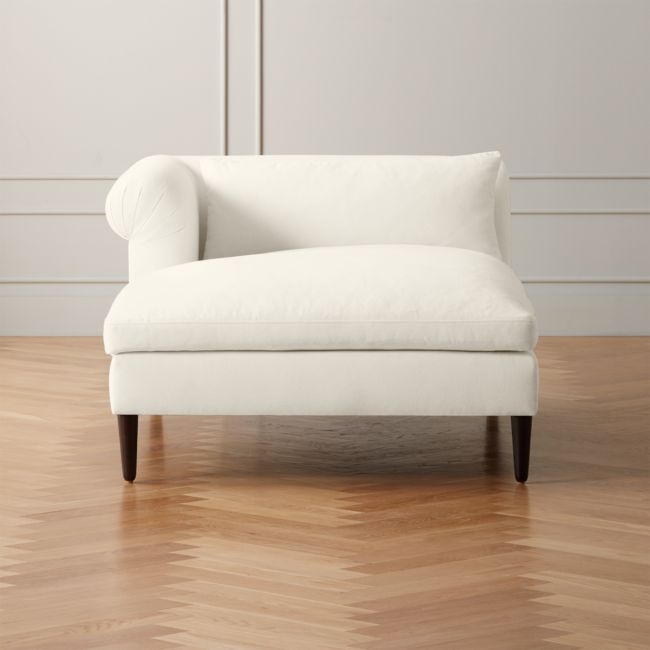 York Frost Left Arm Wide Chaise Lounge - Image 0