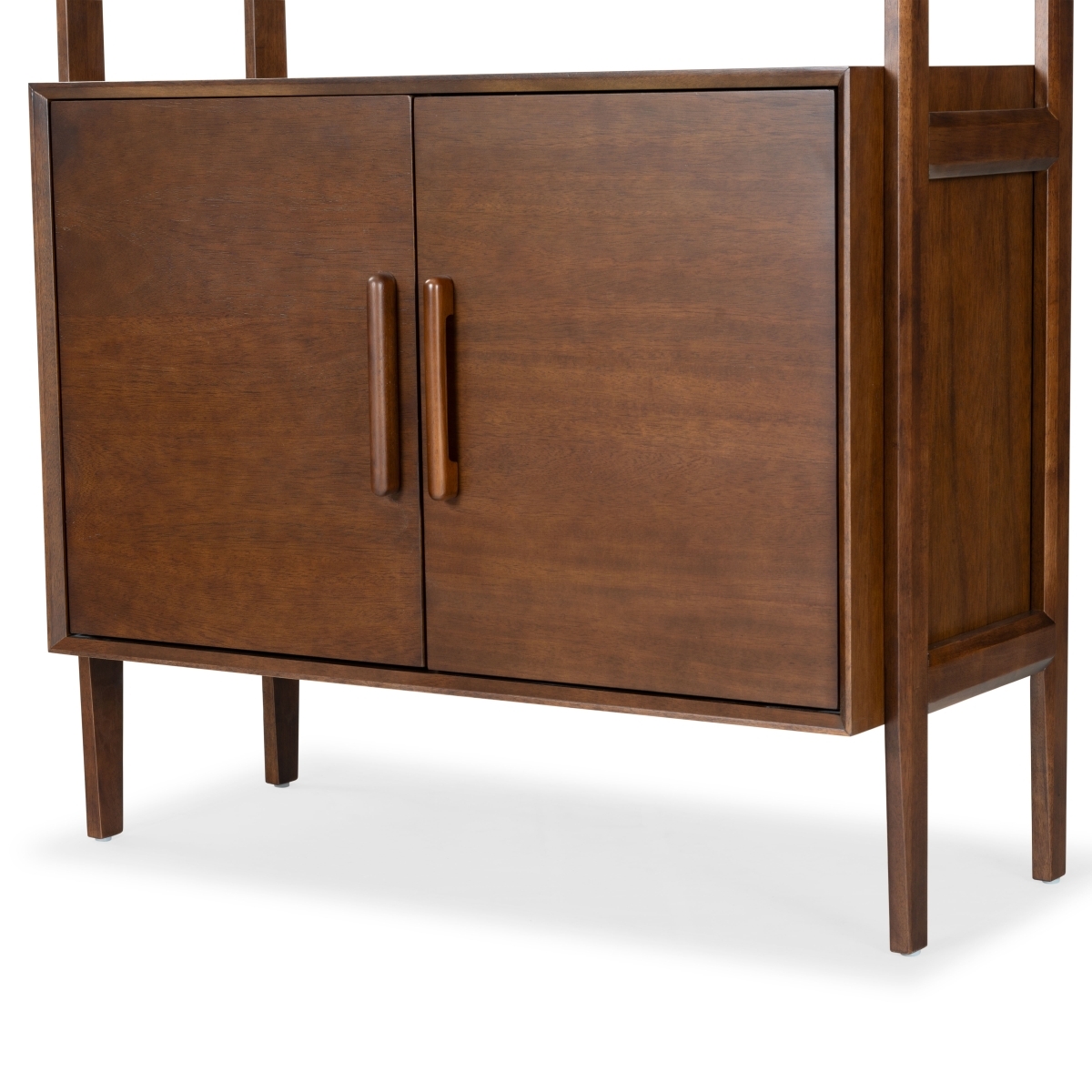 Pasquali Wood Cabinet Bookshelf - Walnut - Image 1