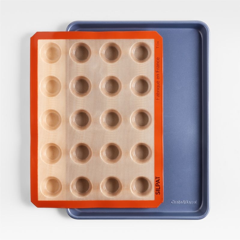 Silpat Mini Muffin and Half Sheet Baking Mat Set - Image 1