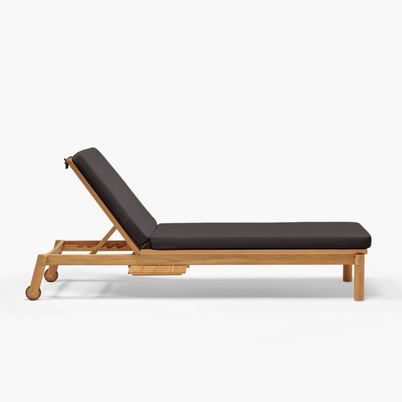 Neighbor ™ Haven Coal Outdoor Chaise Lounge - Image 5
