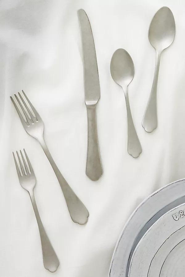 Dolce Vita Silver Flatware 5-Piece Place Setting - Image 0