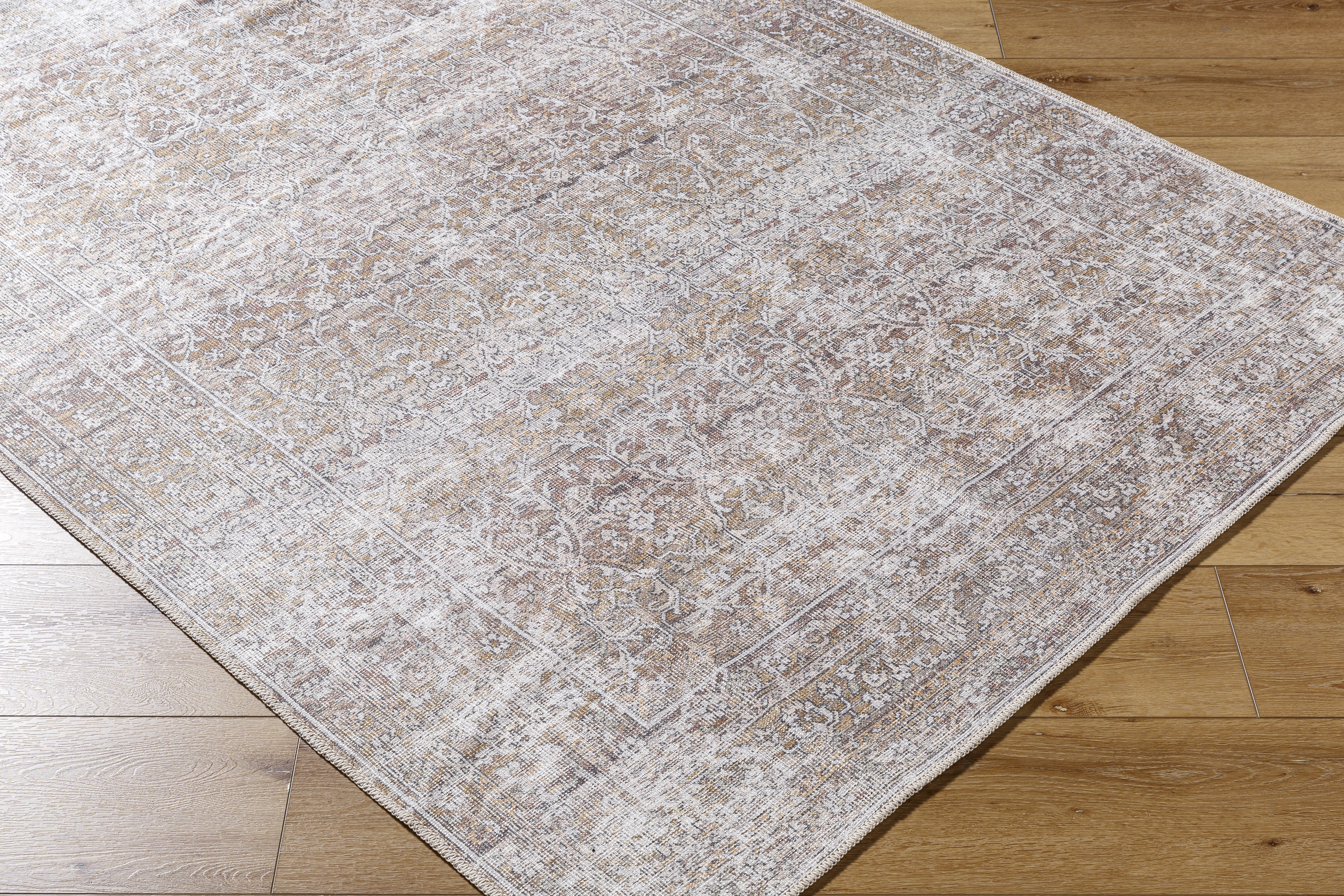 Livabliss Rainier Gray Indoor 5'3" x 7'3" Machine Woven Rug - Image 5