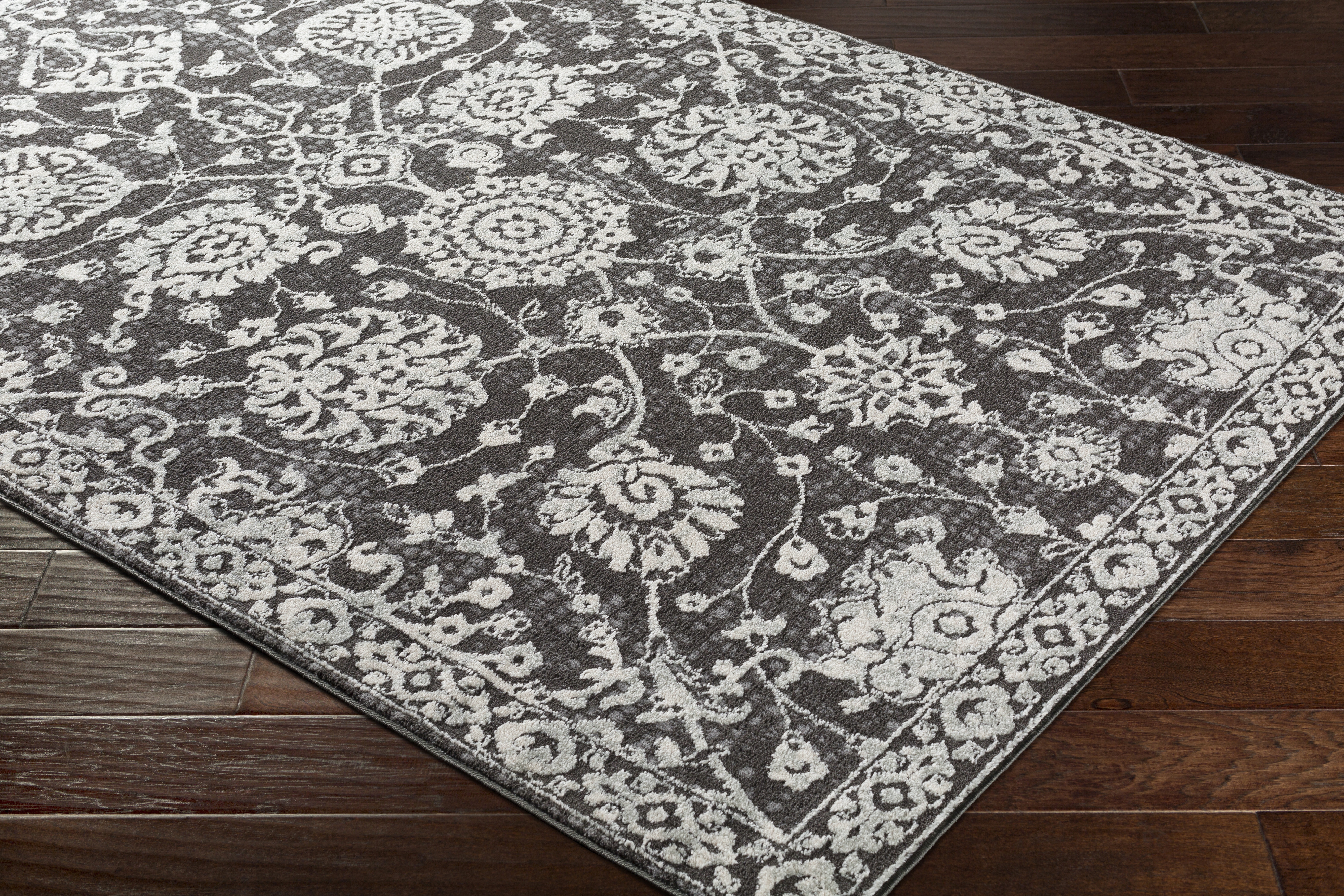 Bahar Gray Indoor 2' x 2'11" Machine Woven Rug - Image 7