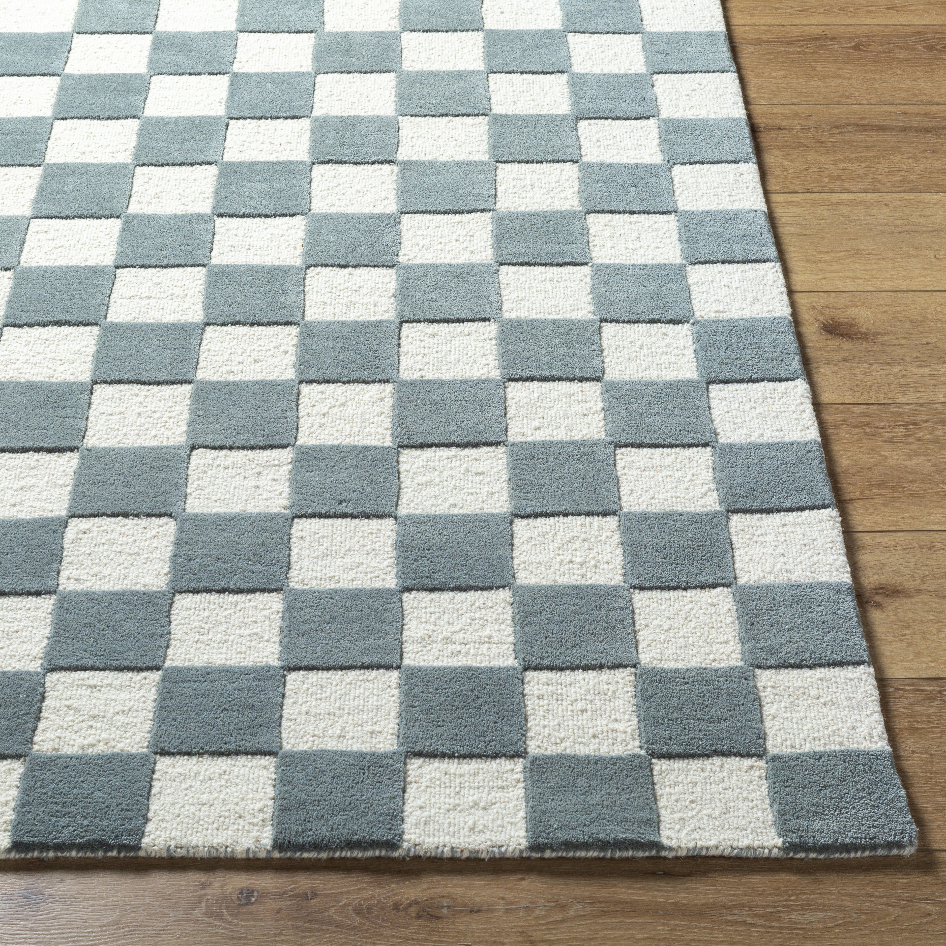 Brook Blue Indoor 8' x 10' Handmade Rug - Image 1