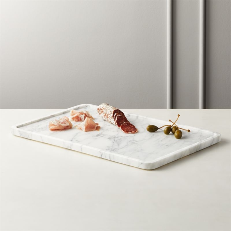 Rectangular Marble Serving Tray by Jennifer Fisher - Image 5