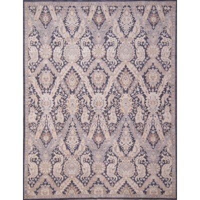 One-of-a-Kind Ziegler Hand-Knotted 8' x 10'2" Wool Area Rug in Dark Gray - Image 0