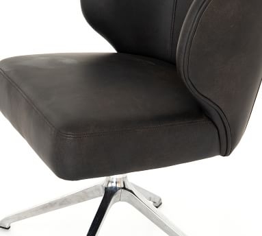 Hartnell Swivel Desk Chair, Black - Image 2