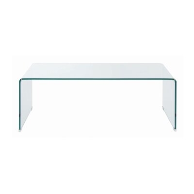 Rectangular Coffee Table Clear By Coaster - Image 0
