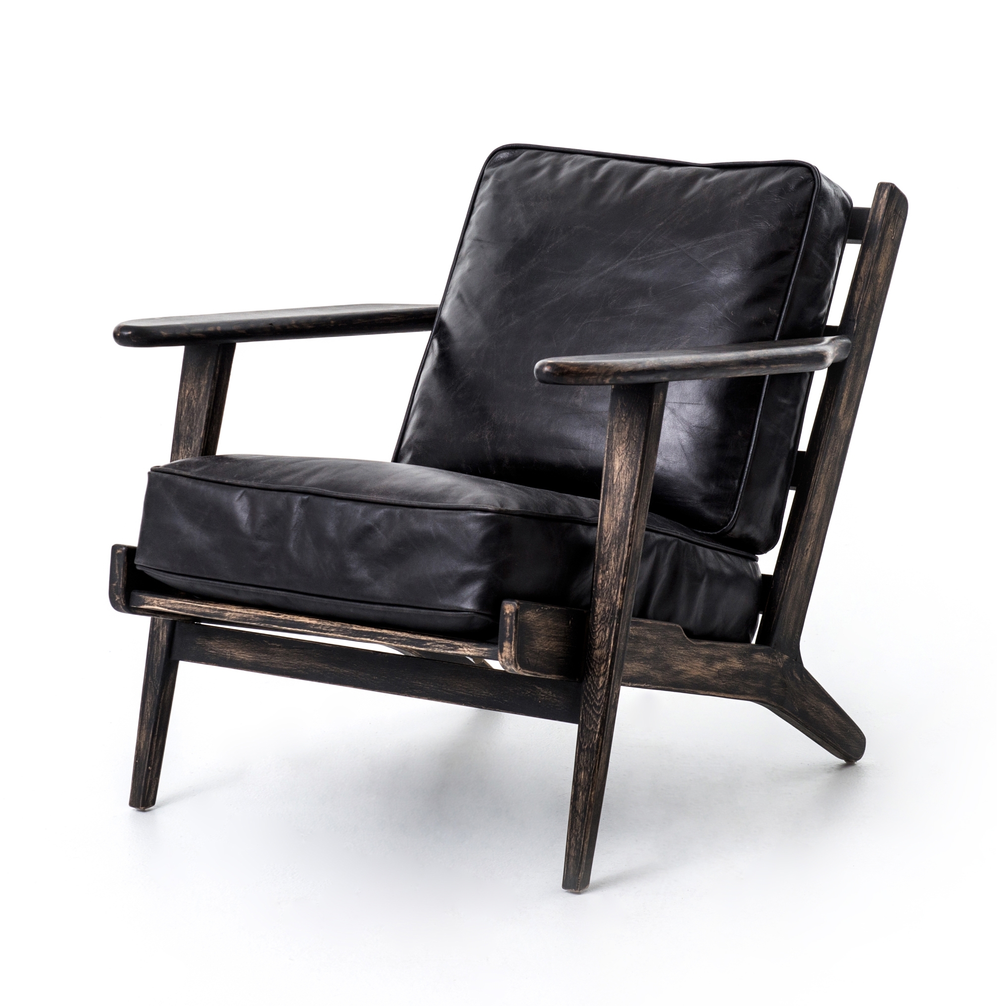 Brooks Lounge Chair - Rialto Ebony - Image 0
