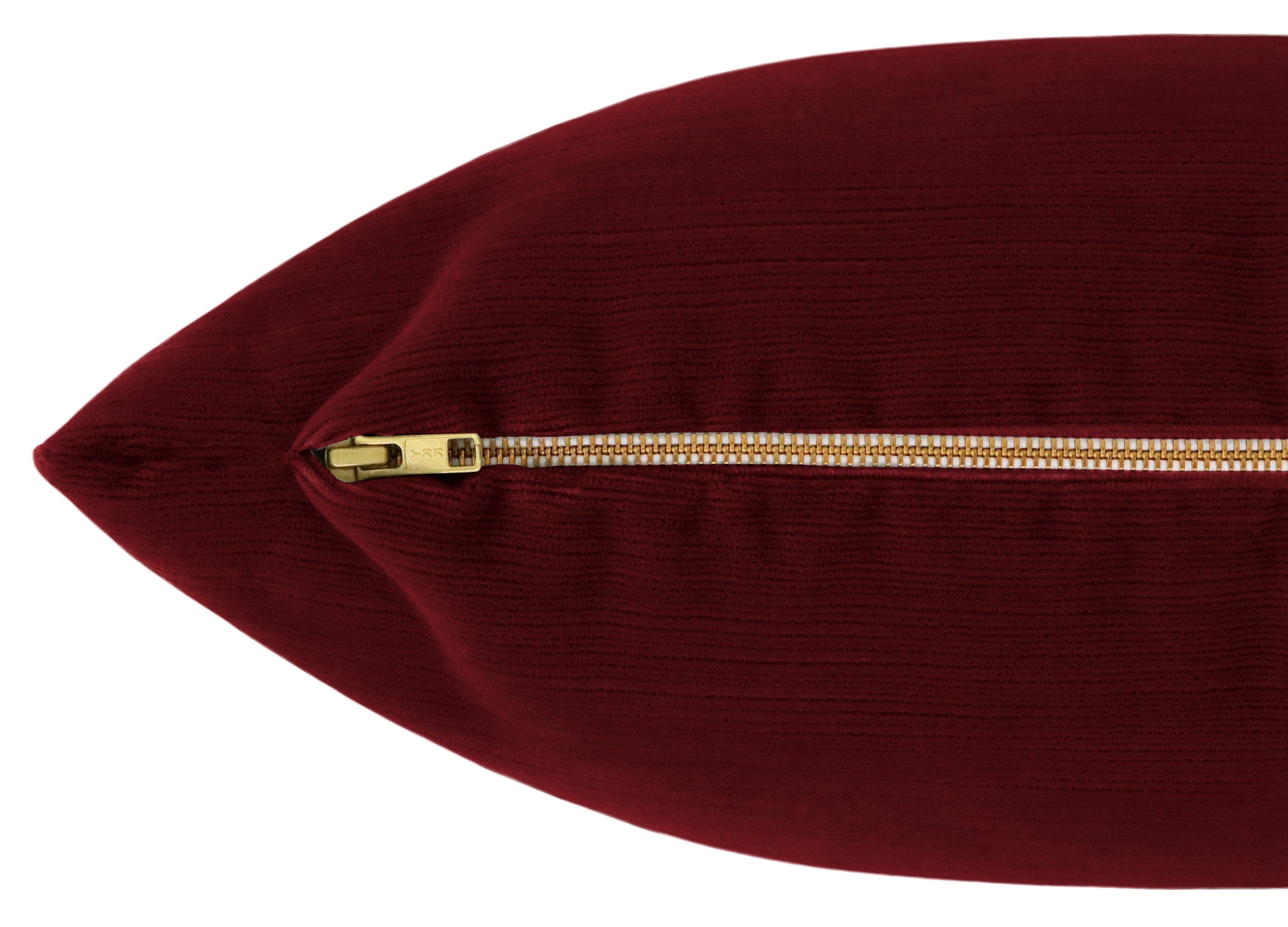 THE XL LUMBAR :: STRIE VELVET // CURRANT - BY THE YARD - Image 1