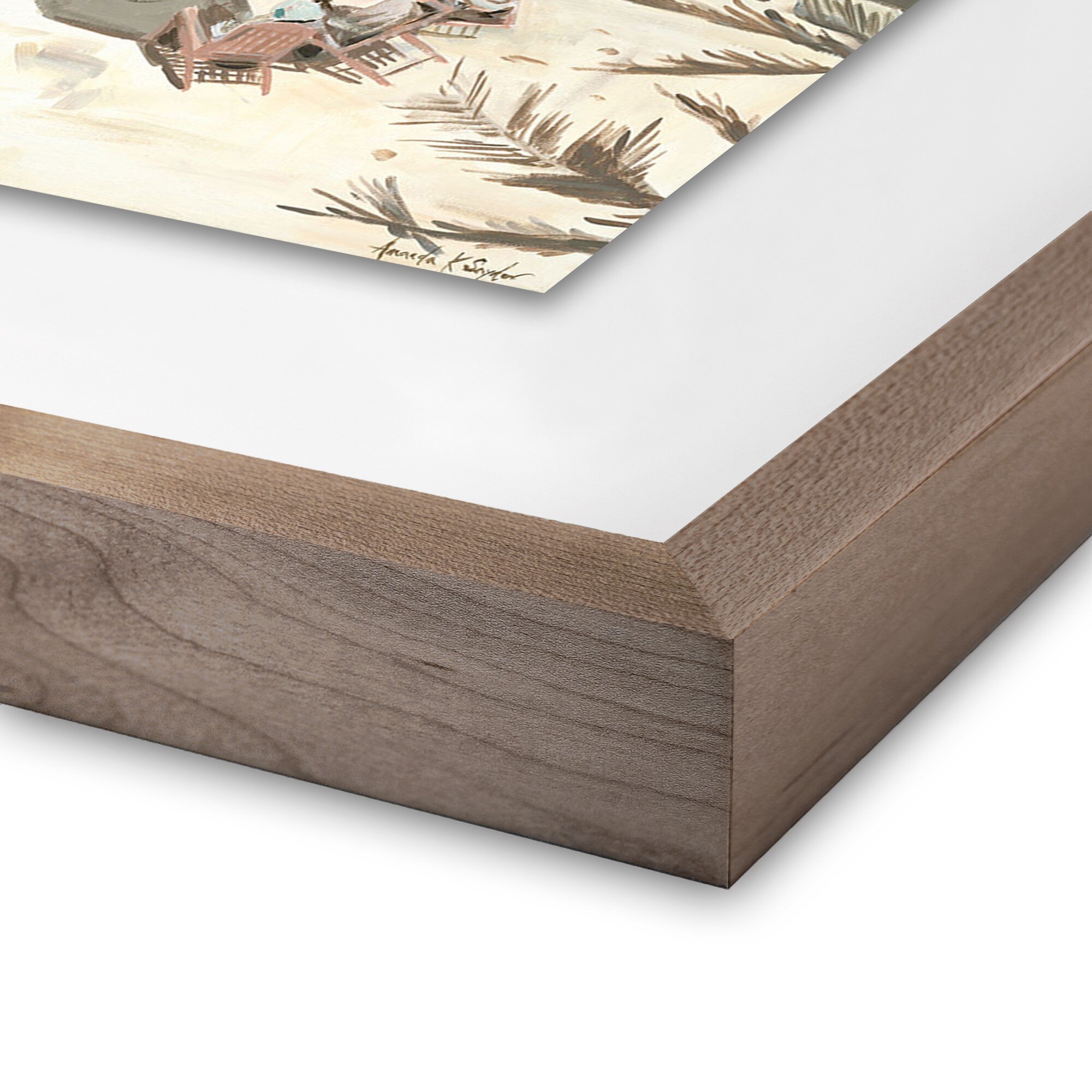 August. 1969 by Amanda Snyder - Rustic 1.5 Walnut - Image 0