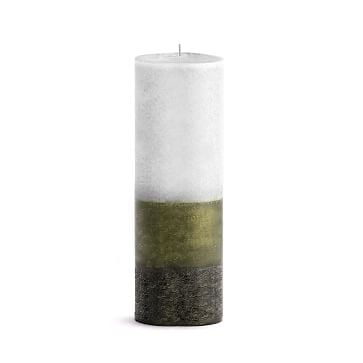 Pillar Candle, Wax, Green Tea Fig, 3"x6" - Image 3