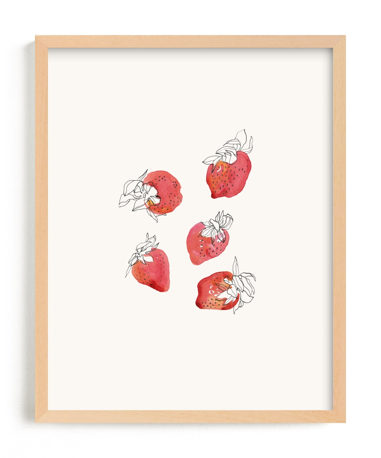 Strawberries Open Edition Fine Art Print - Image 0