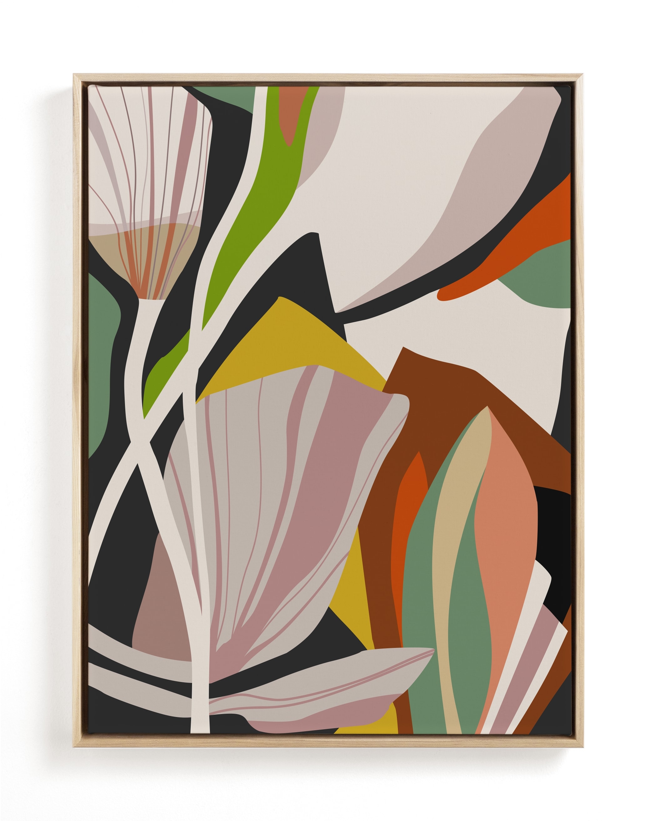 Leaves And Flowers Limited Edition Fine Art Print 2 - Image 0