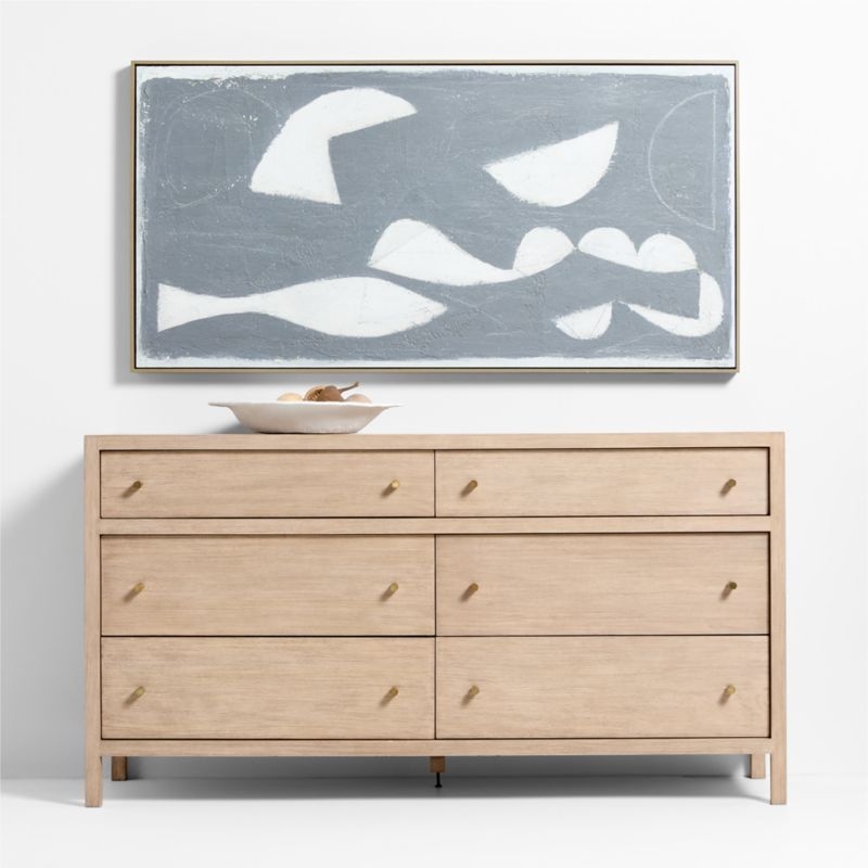 "Across the Universe" by Karen Parisian 30.5"x59.5" Framed Wall Art Print - Image 3