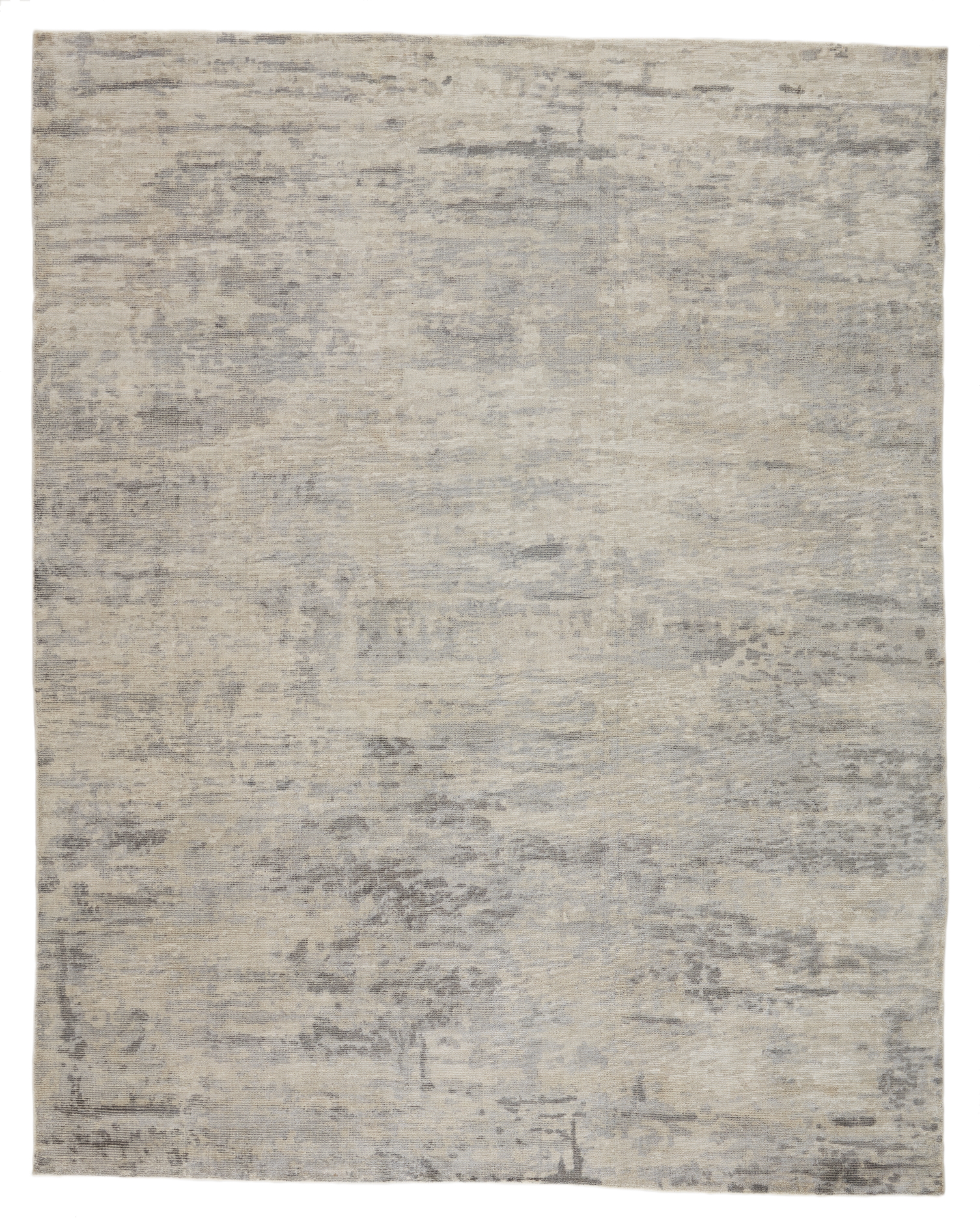 Barclay Butera by Retreat Handmade Abstract Gray/ Ivory Area Rug (9'X12') - Image 0