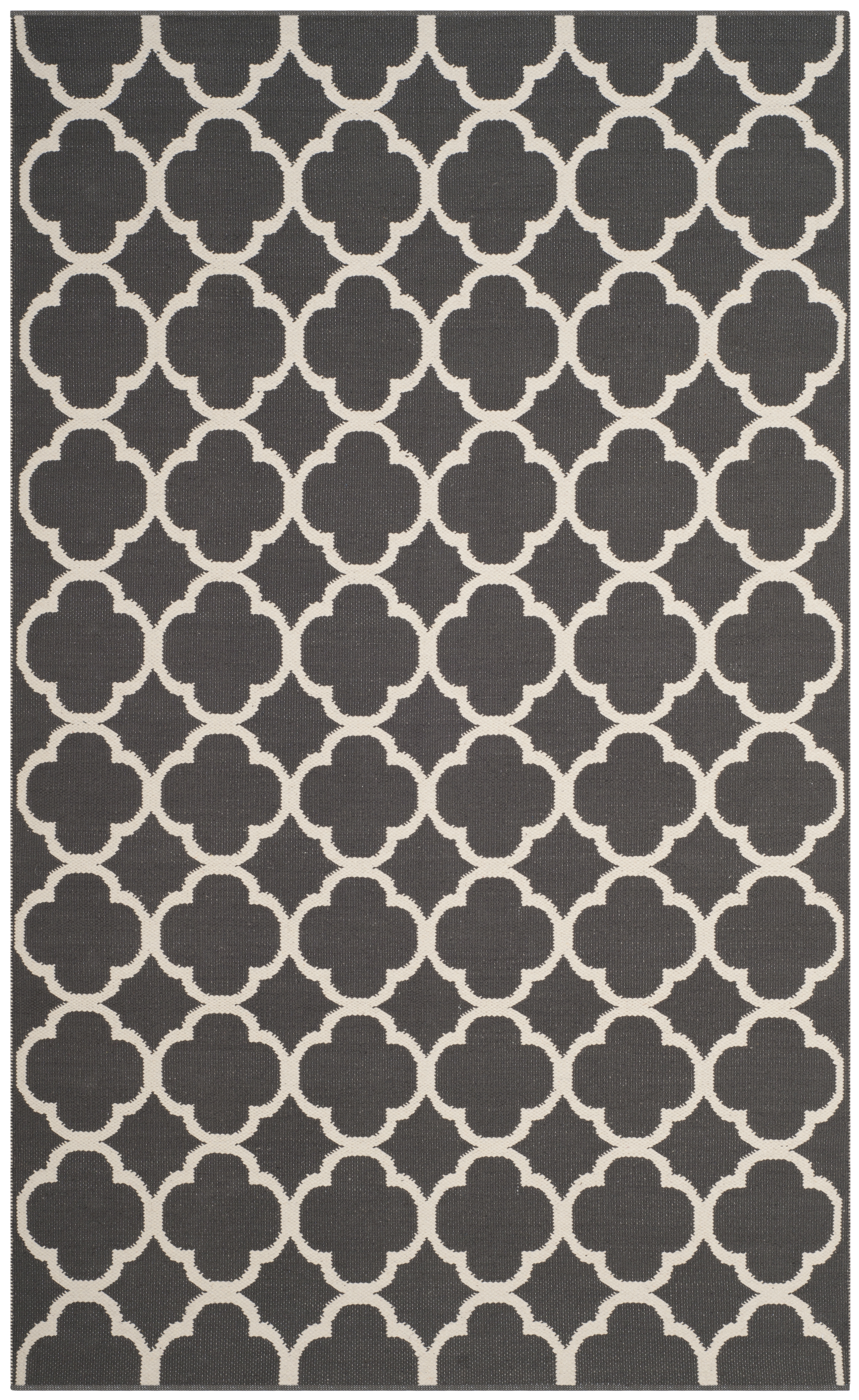 Arlo Home Hand Woven Area Rug, MTK725E, Dark Grey/Ivory,  4' X 6' - Image 0