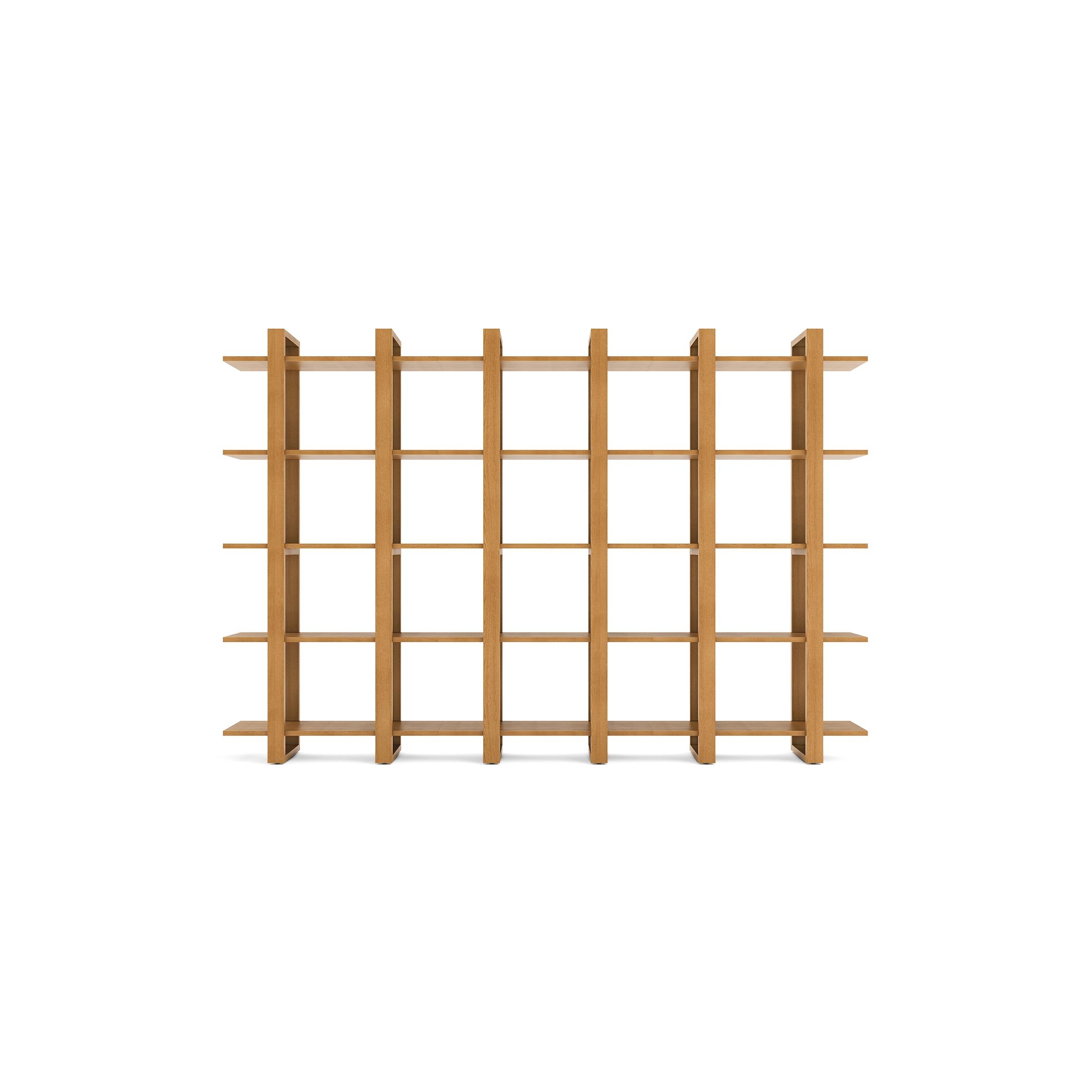 Index Triple Bookcase - Oak - Wood - Image 0