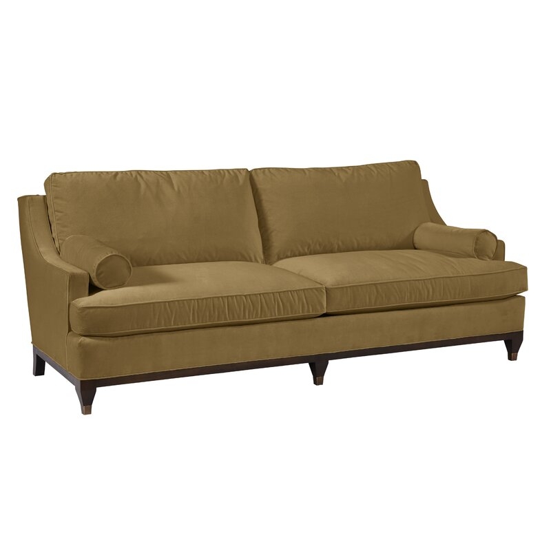 Lillian August Drake 90"" Recessed Arm Sofa with Reversible Cushions - Image 0