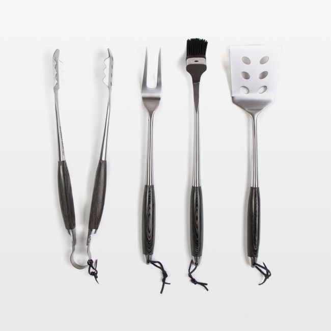 Schmidt Brothers Bonded Ash 4-Piece Grill Set - Image 0