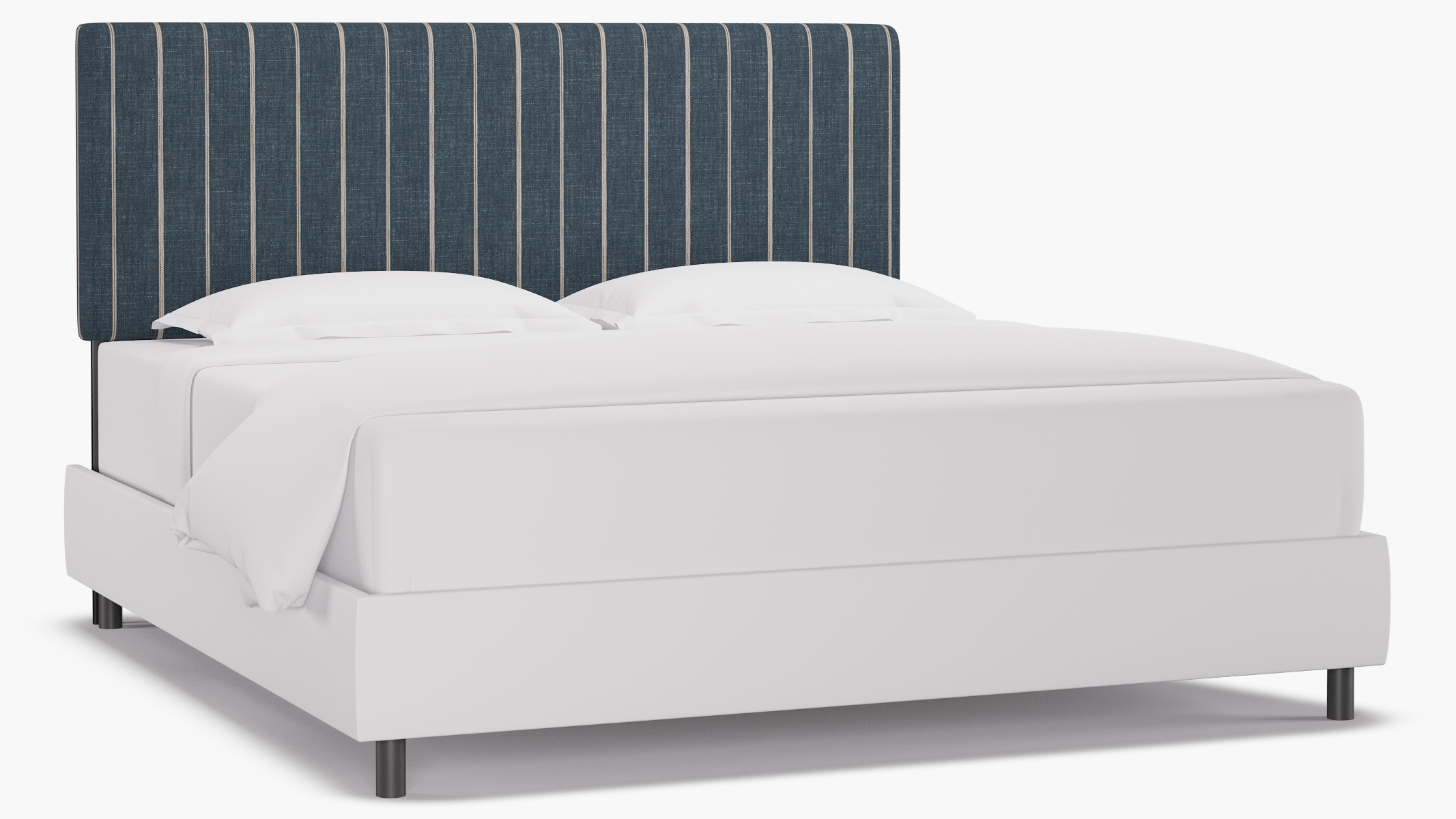 Square Back Headboard, Indigo Fritz, King - Image 0