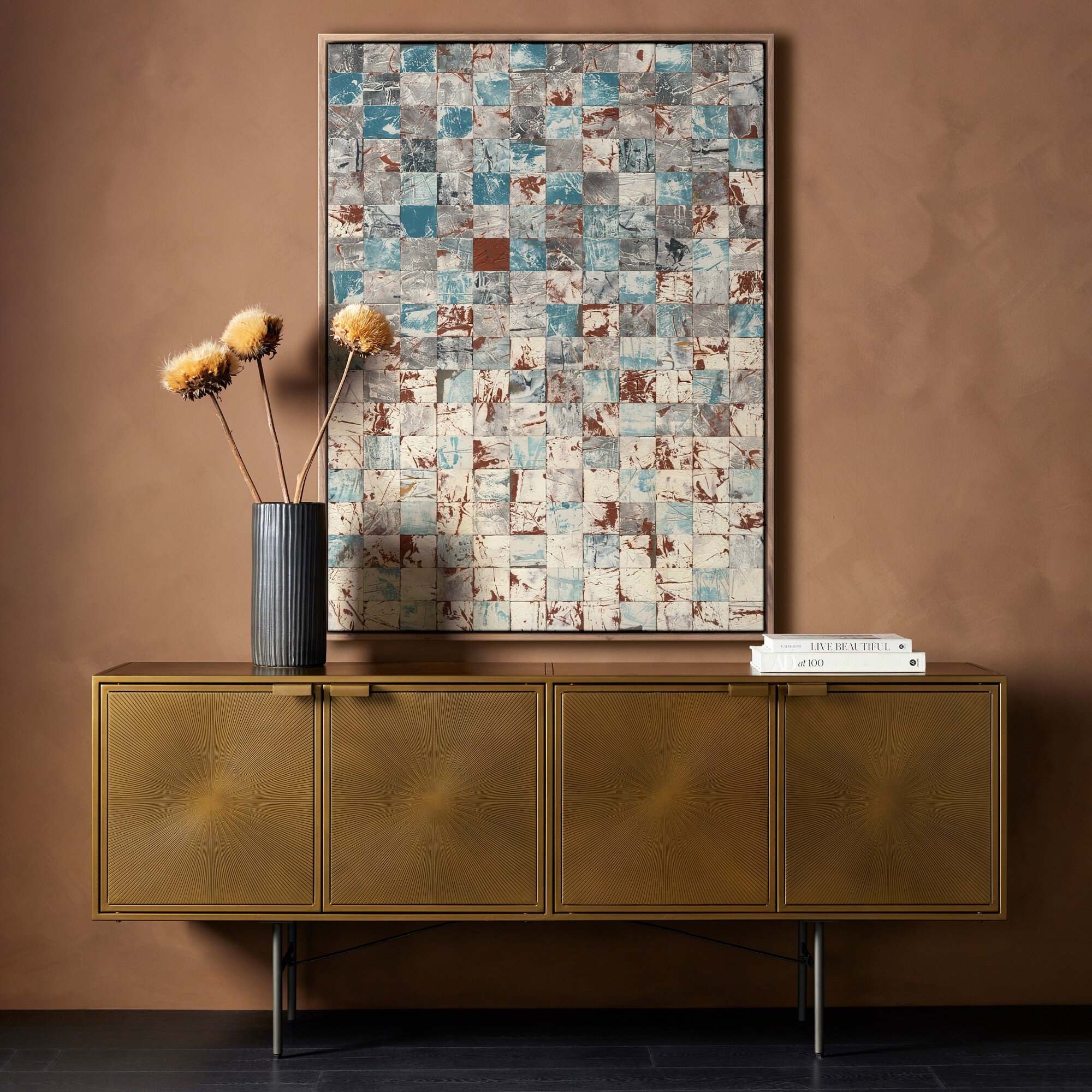 Preservation by Douglas Galloway - Rustic Walnut Floater - Image 1