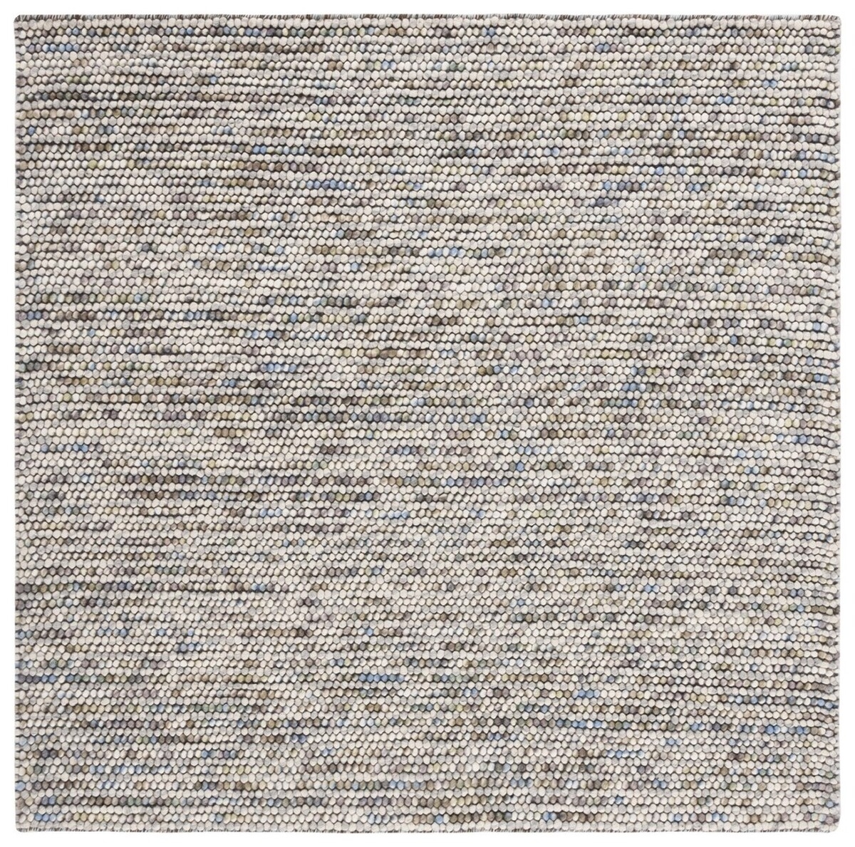 Safavieh Hand Woven Area Rug, NAT620D, Ivory/Multi, 8' X 8'  - Image 0