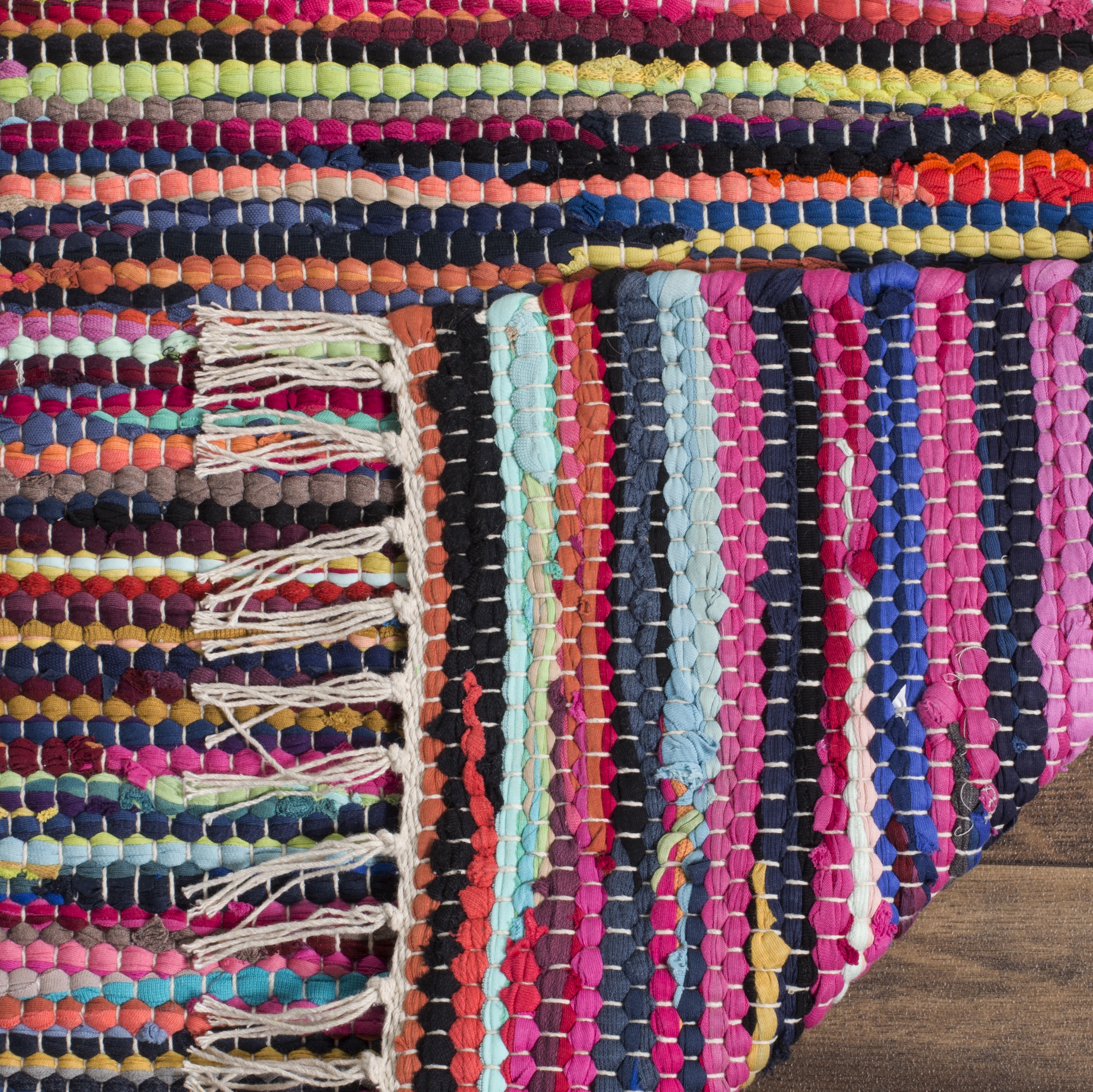 Arlo Home Hand Woven Area Rug, RAR128G, Multi,  8' X 10' - Image 2