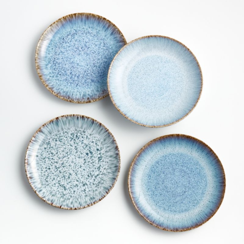 Julo Blue Dinner Plates, Set of 8 - Image 8