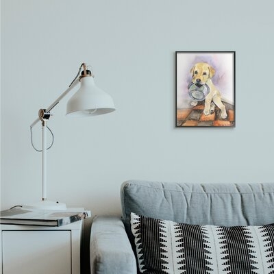 Hungry Labrador Puppy Dog Orange Tiles - Image 0