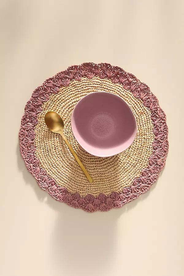 Handwoven Round Placemat - Image 0
